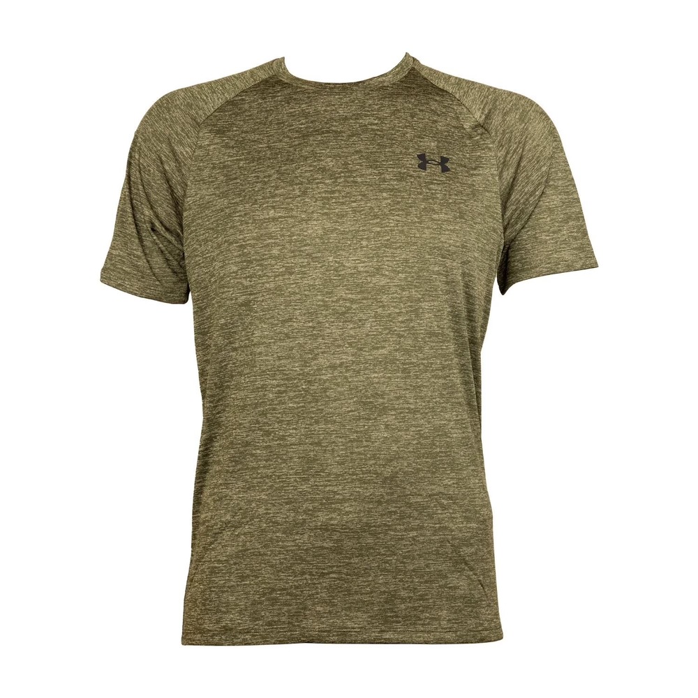 NWT Under Armour Men's Active Tech 2.0 Short Sleeve Tee Size XXL Olive